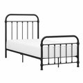Cama Individual de Metal Negro