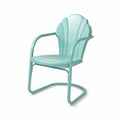 Silla de Exterior Metálica Verde Menta