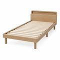 Cama individual de madera de roble 200x100x90 cm