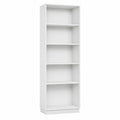 Estantería de MDF blanca con 5 estantes