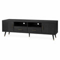 Mueble de TV de Madera con Puertas y Cajones, 180x40x50 cm