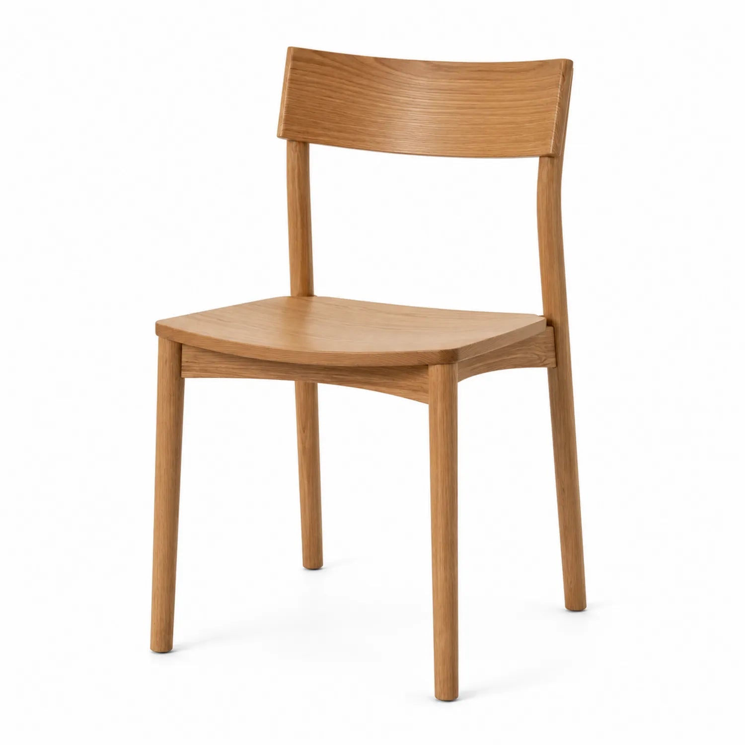 Silla de Madera Maciza de Roble 45x52x80 cm
